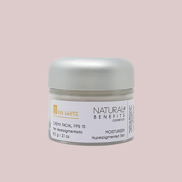 Crema Skin White FPS 15 Natural Benefits Cosmetics