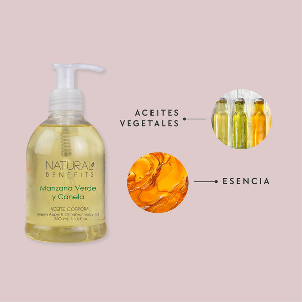 Aceite Manzana Verde y Canela