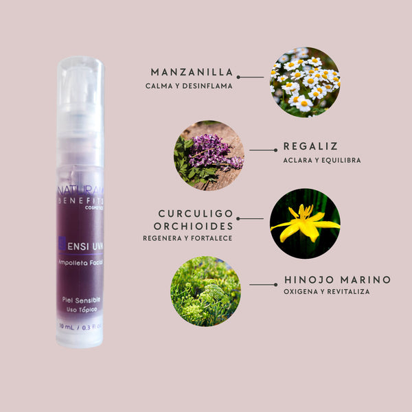 Ampolleta Piel Sensible - Sensi Uva