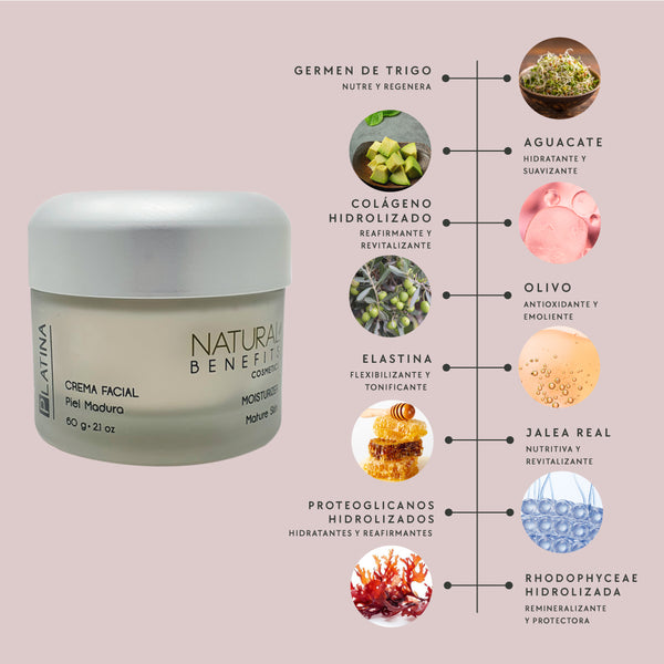 Crema Piel Madura y Revitalizante Antiedad -Platina Plus