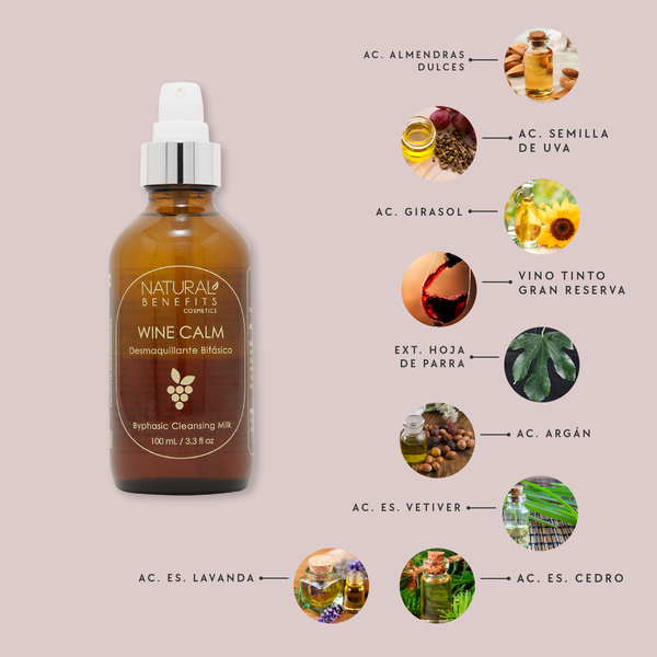 Wine Calm - Desmaquillante Bifásico