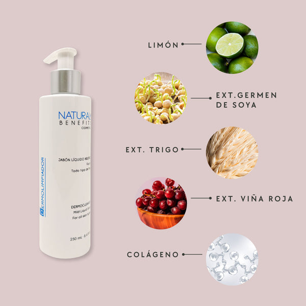 Dermolimpiador - Jabón Líquido Neutro