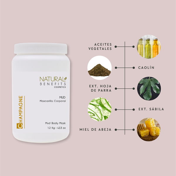 Mud Champagne - Mascarilla