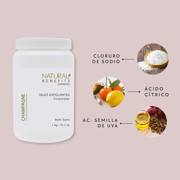 Sales Exfoliantes Champagne