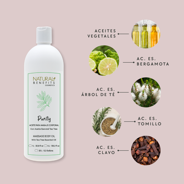 Aceite para Masaje Tea Tree - Purity