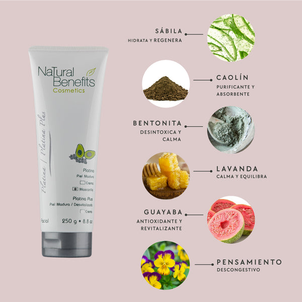 Mascarilla Piel Madura - Platina